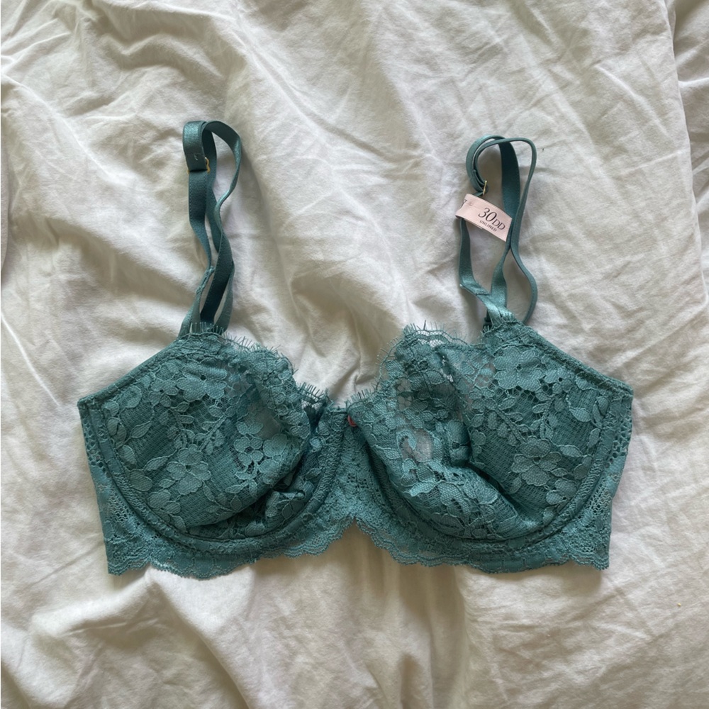 Victoria's Secret Dream Angels Unpadded Push Up Bra (Arctic Green)